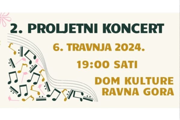 2. proljetni koncert u Ravnoj Gori