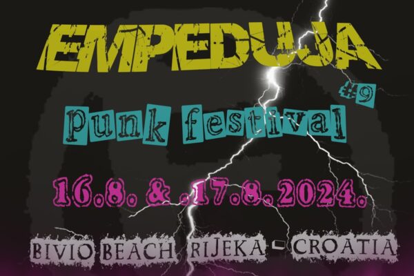 Pogledajte tko će sve nastupiti na devetom Empeduja Punk Festivalu!