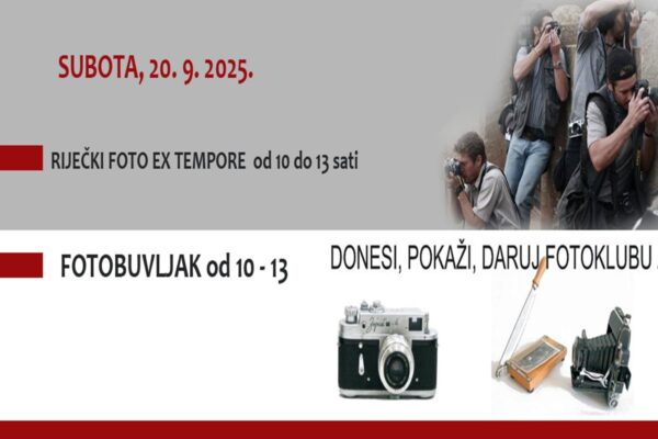 SUBOTA U ZNAKU FOTOGRAFIJE: FOTO EX TEMPORE I FOTOBUVLJAK U GALERIJI PRINCIPIJ