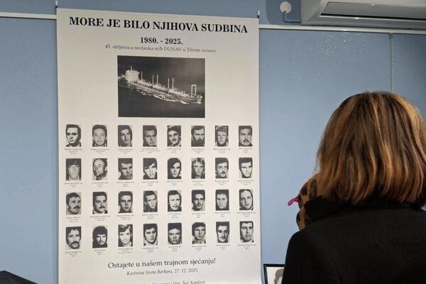 More je bilo njihova sudbina: održana komemoracija u znak sjećanja na posadu broda Dunav