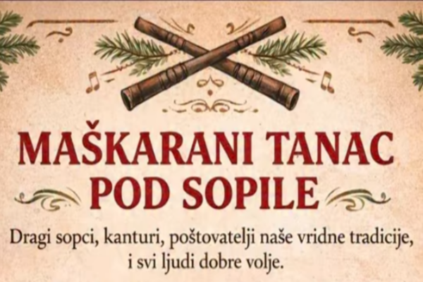 MAŠKARANI TANAC POD SOPILE U POLJU