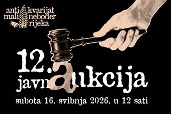 Dvanaesta javna aukcija knjiga u antikvarijatu Mali neboder
