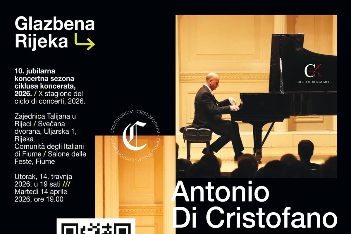 Antonio Di Cristofano gost ciklusa Glazbena Rijeka u Zajednici Talijana