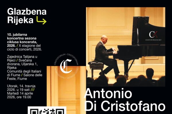 Antonio Di Cristofano gost ciklusa Glazbena Rijeka u Zajednici Talijana