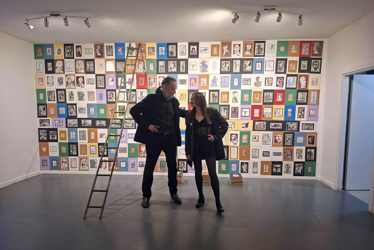 Predrag Kraljević Kralj u Galeriji O.K. otvorio izložbu „Ivan“: „Ako je nešto punk, onda je to ovo“