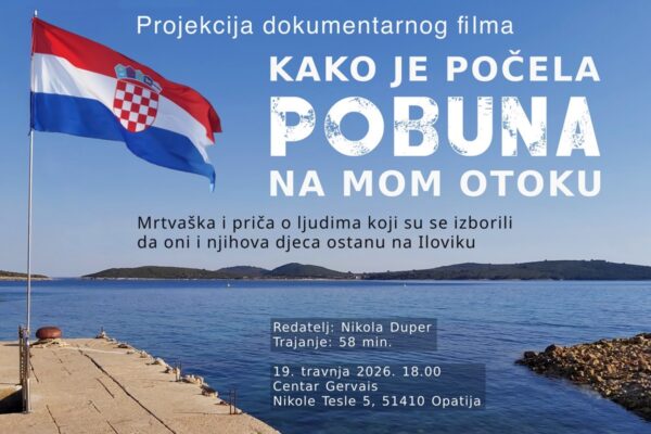 U Opatiji projekcija filma „Kako je počela pobuna na mom otoku” o zaštiti obale i opstanku lokalnih zajednica