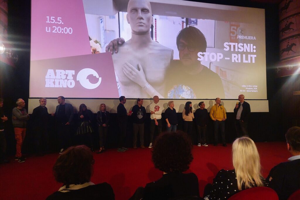 Održana premijera inovativnog izvedbenog dokumentarca Stisni: Stop – Ri Lit Film u Art-kinu
