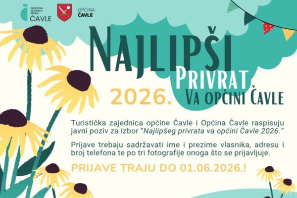Općina Čavle bira najlipši privrat u 2026. godini