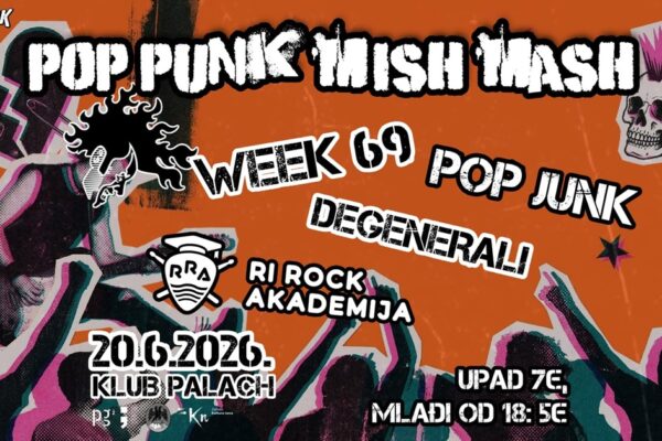 Pop Punk Mish Mash za kraj proljetne koncertne sezone u Palachu