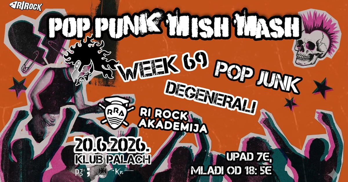 Pop Punk Mish Mash za kraj proljetne koncertne sezone u Palachu