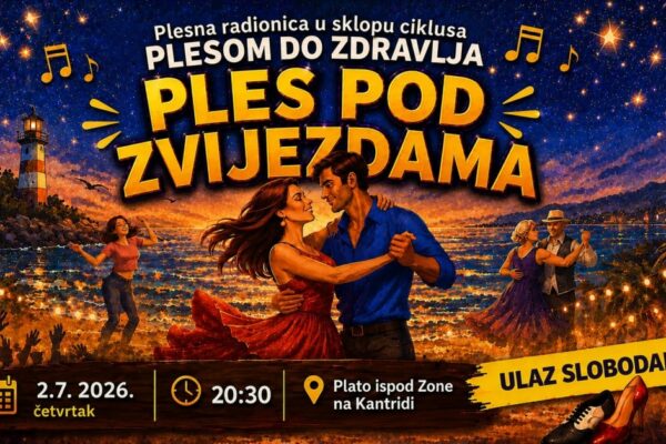 Ples pod zvijezdama na Kantridi: ljetna večer uz more, glazbu i dobro društvo