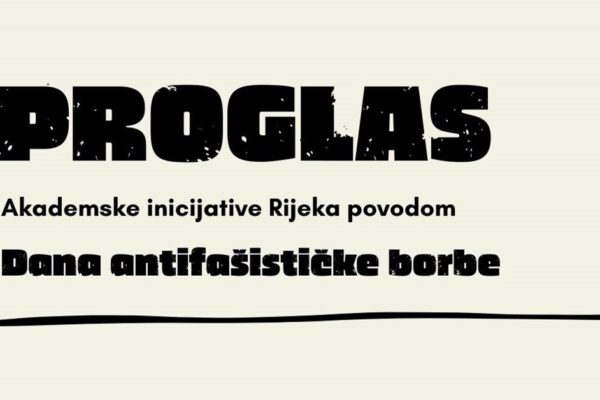 Akademska inicijativa Rijeka objavila proglas povodom Dana antifašističke borbe