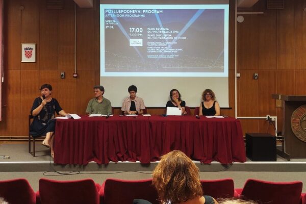 Tko nas uči da je rat neizbježan?: Panel na LFF-u otvorio pitanje militarizacije uma i značenja obrambene industrije