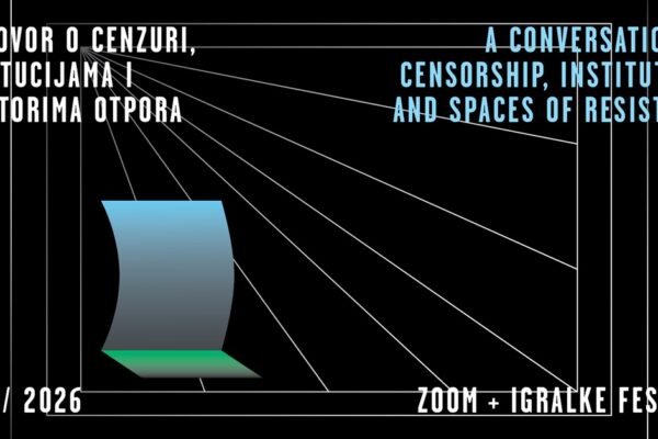 Razgovor o cenzuri s Oliverom Frljićem i Anom Miljanić zaključuje Zoom+Igralke Festival