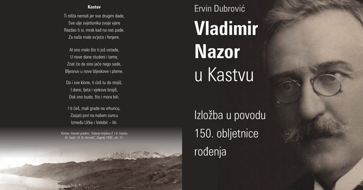 „Vladimir Nazor u Kastvu“: izložba o deset godina koje su ostavile trag