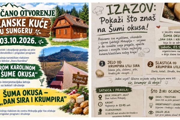Svečano otvorenje Goranske kuće u Sungeru uz „Šumu okusa“ u Mrkoplju