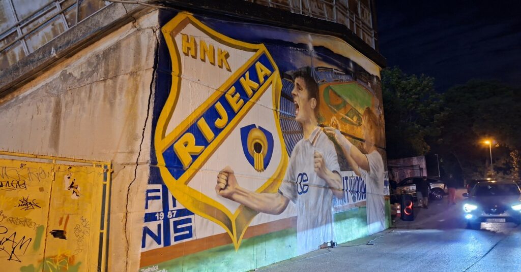 Kantrida dobila novi mural: Kreilach i Močinić ponovno zajedno pod stijenama