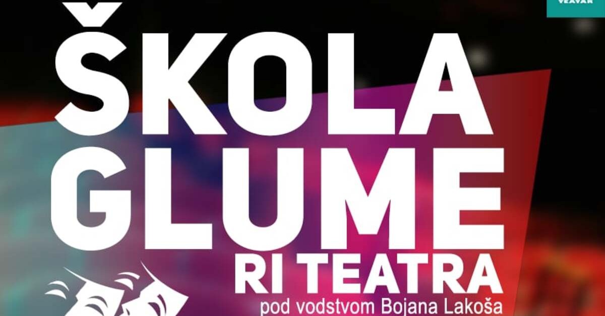 Ri Teatar poziva na upise u jubilarnu 50. Školu glume