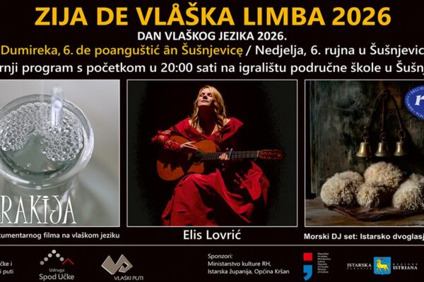 Šušnjevica slavi vlaški jezik: večer baštine, filma, pjesme i novih generacija