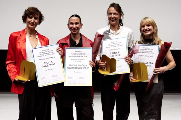 Dodijeljene strukovne nagrade za suvremeni ples: Anna Javoran, Silvia Marchig i Zrinka Užbinec među laureatkinjama